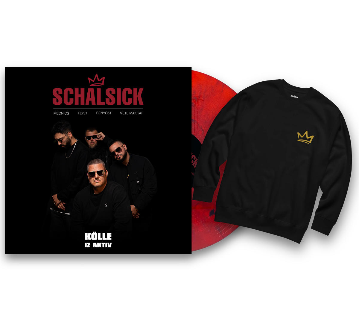 "Kölle Iz Aktiv" Vinyl + Sweatshirt Bundle
